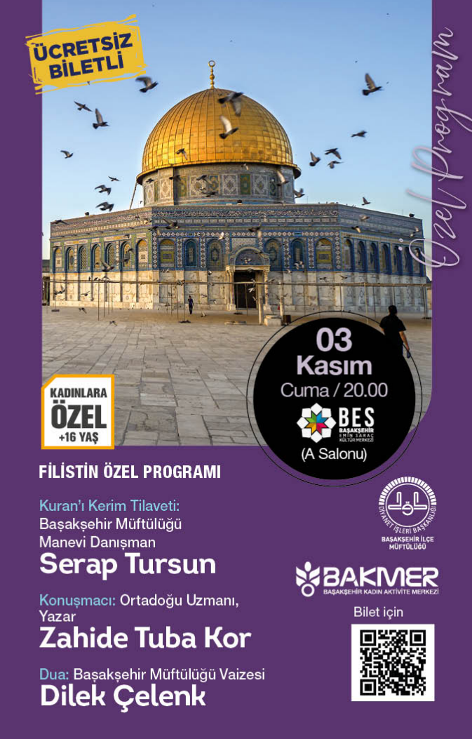 Başakşehir Belediyesi - KADINLARA ÖZEL +16 YAŞ FİLİSTİN ÖZEL PROGRAMI